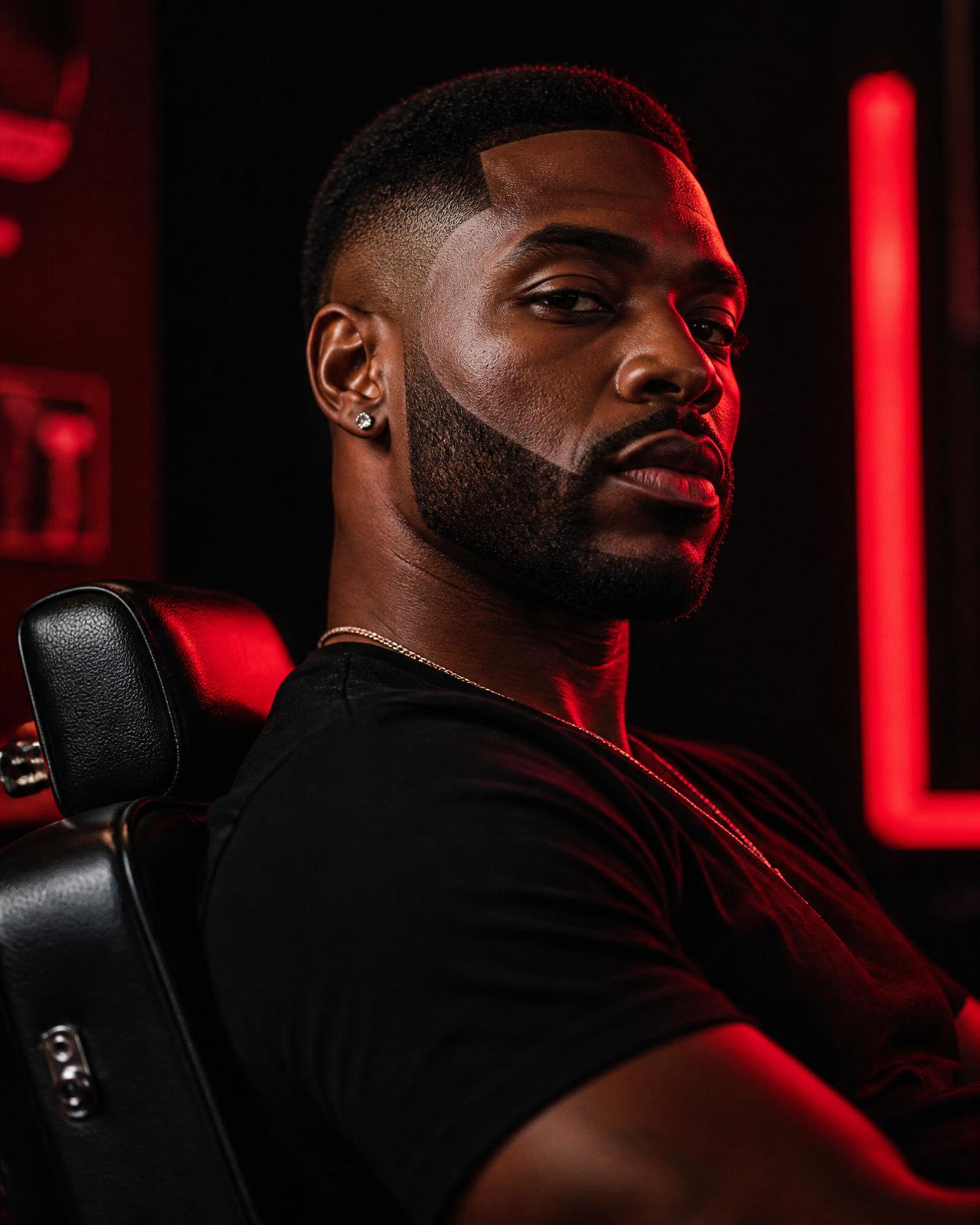 Fresh sharp fade at CatchYaCut BarberShop